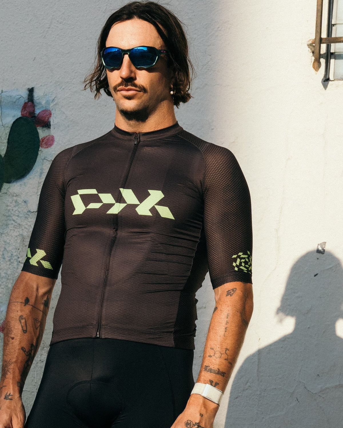 Camiseta Core para hombre - Carbon Black Lime