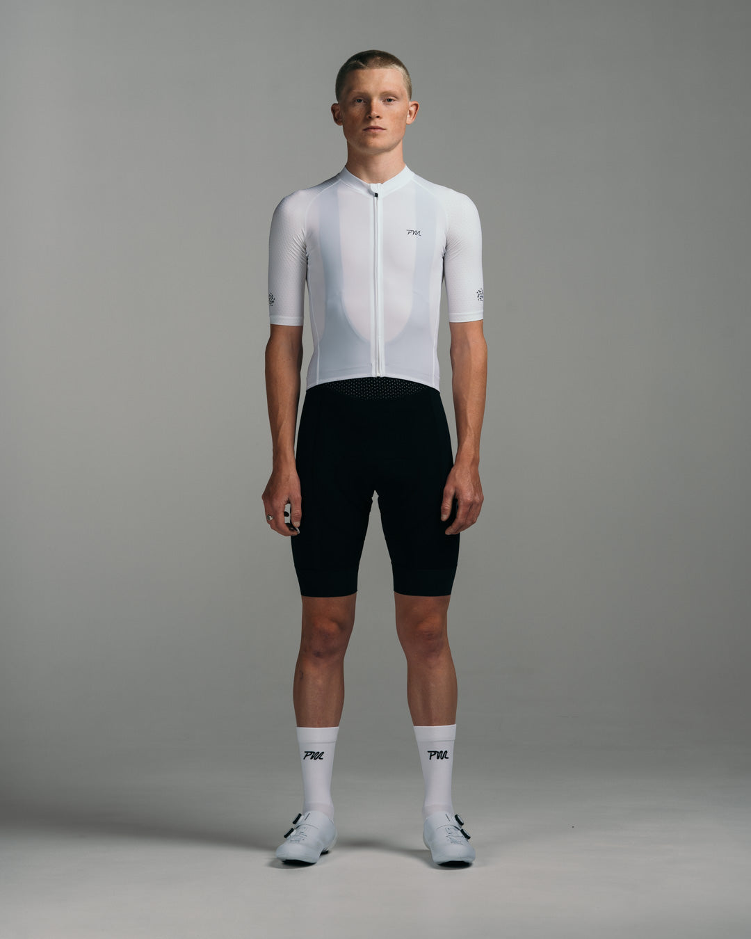 Mens Pro Cycling Jersey - White | Pedal Mafia