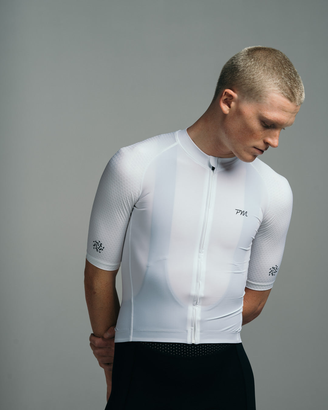 Mens Pro Cycling Jersey - White | Pedal Mafia