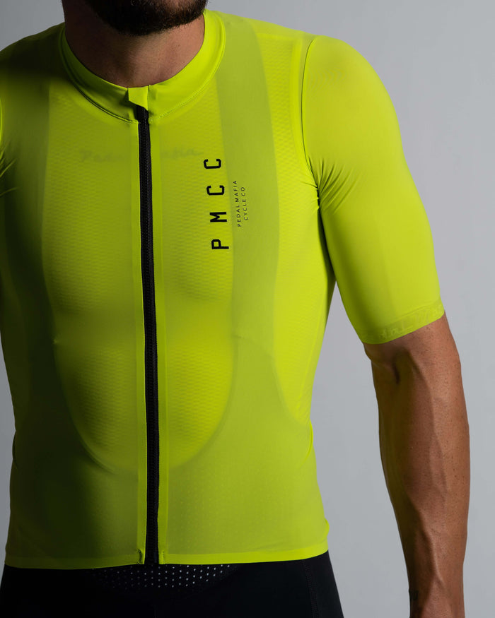 Pedal Mafia, Cycling Jersey, Yellow