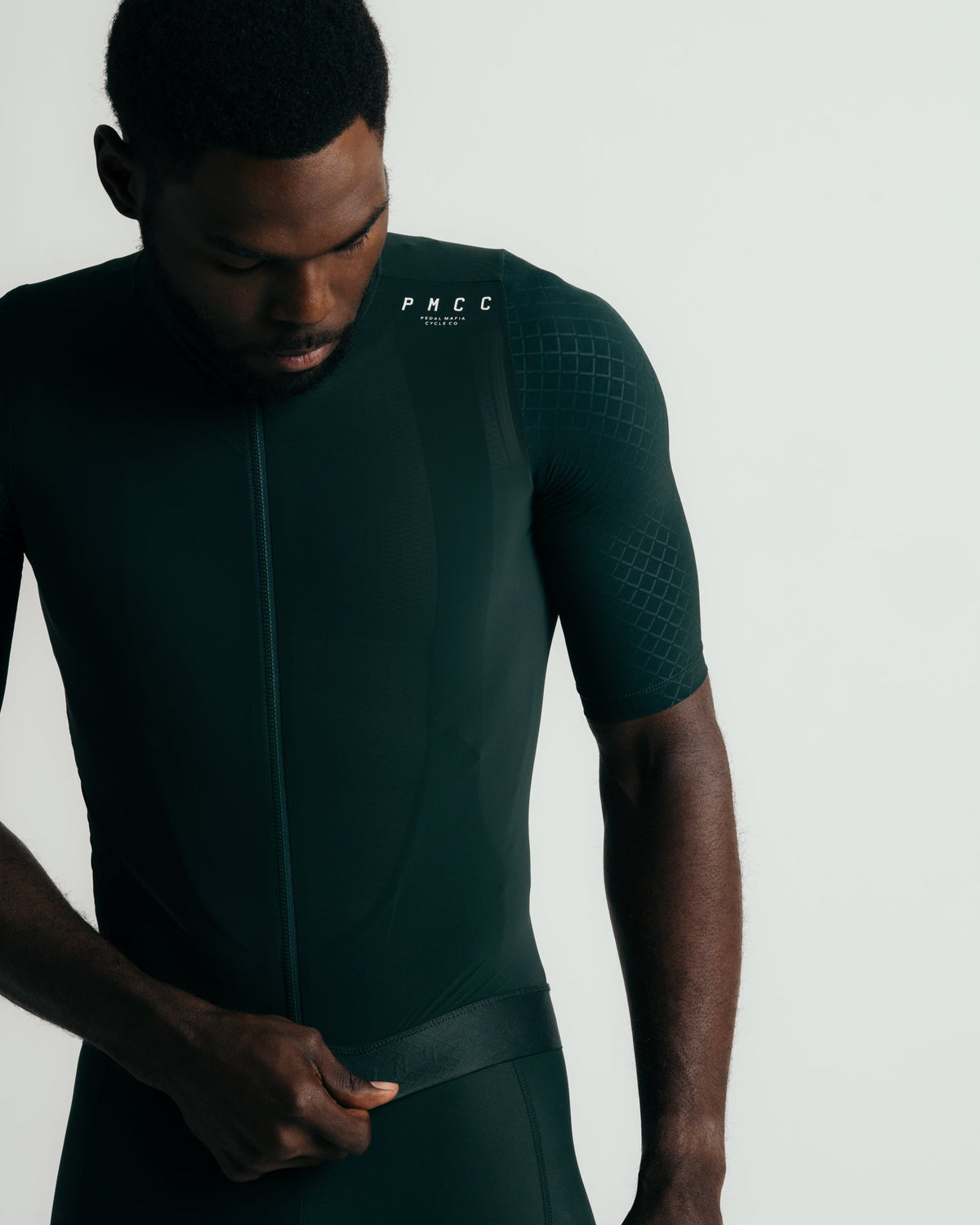 Mens Pmcc Cycling Jersey - Pine Green