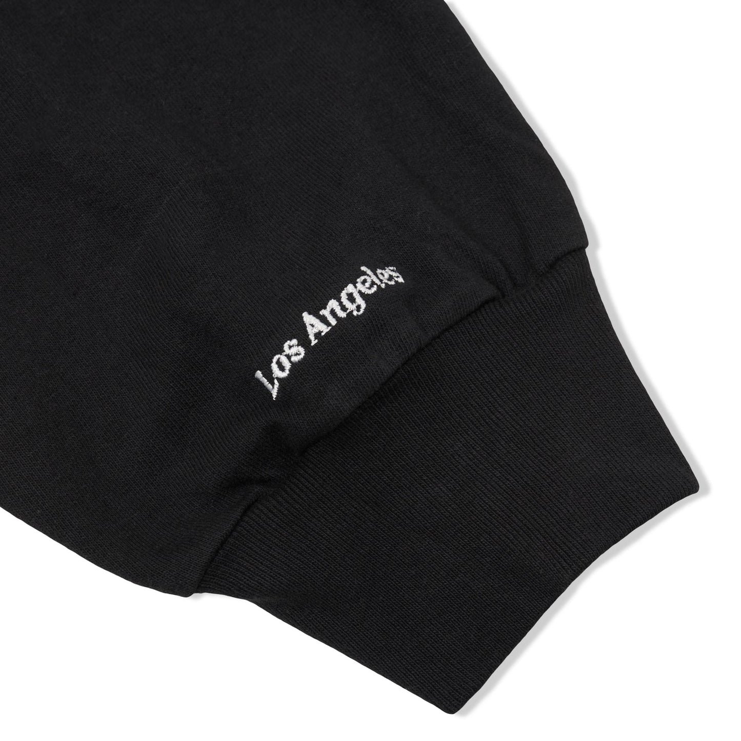 LA Long Sleeve T Shirt - Black Cream