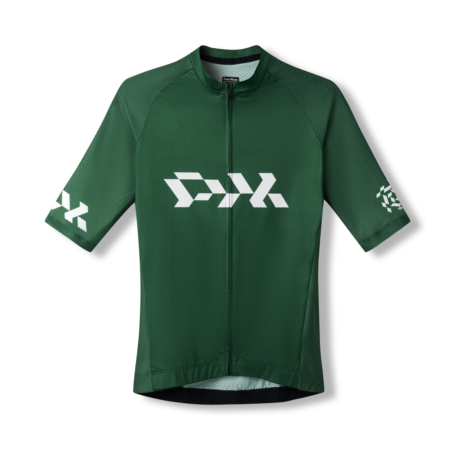 Mens Core Cycling Jersey - Forest White | Pedal Mafia