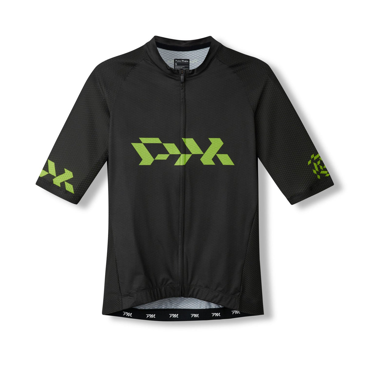 Camiseta Core para hombre - Carbon Black Lime