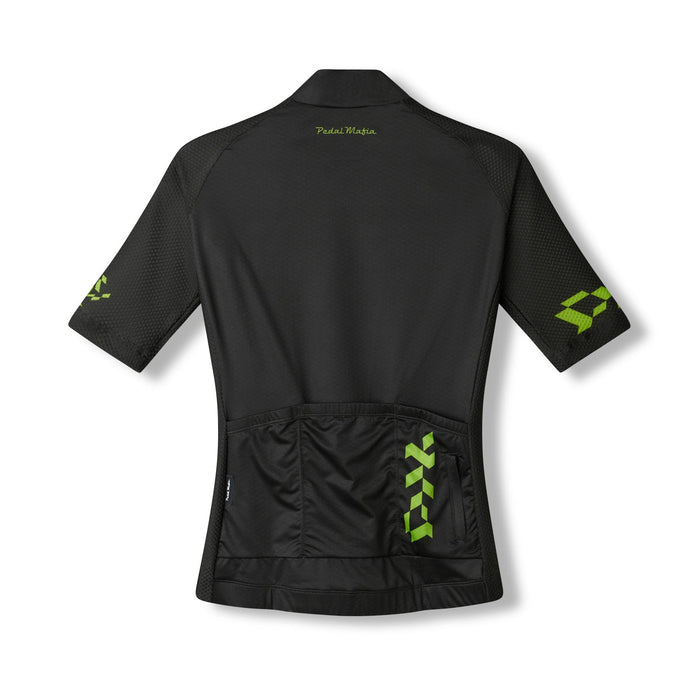 Maillot Core para mujer - Carbon Black Lime
