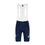 Mens Core Bib - Navy White