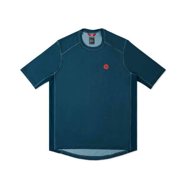 Nomadic Tech Short Sleeve T Cycling Shirt - Dark Navy Mint | Pedal