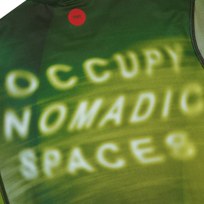 Camiseta de manga corta Nomadic Tech - Green Blur