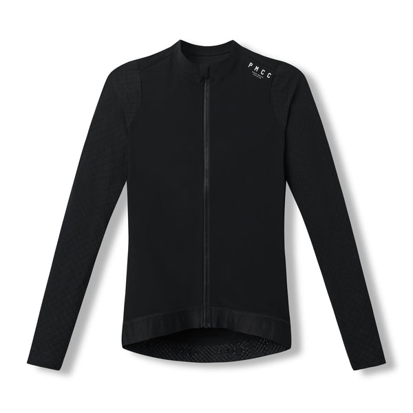 Mens Pmcc Long Sleeve Cycling Jersey - Black | Pedal Mafia