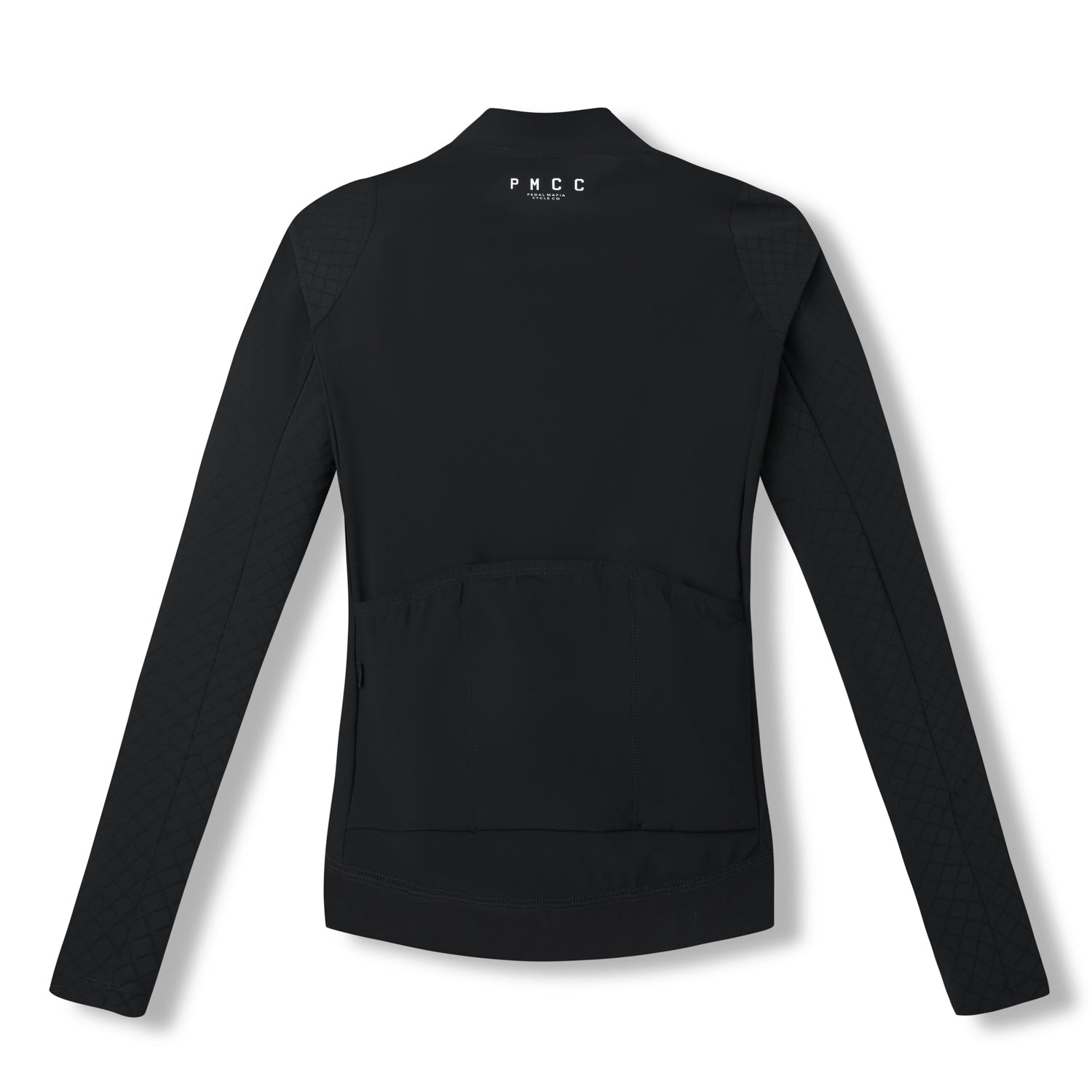 Womens Pmcc Long Sleeve Cycling Jersey - Black | Pedal Mafia