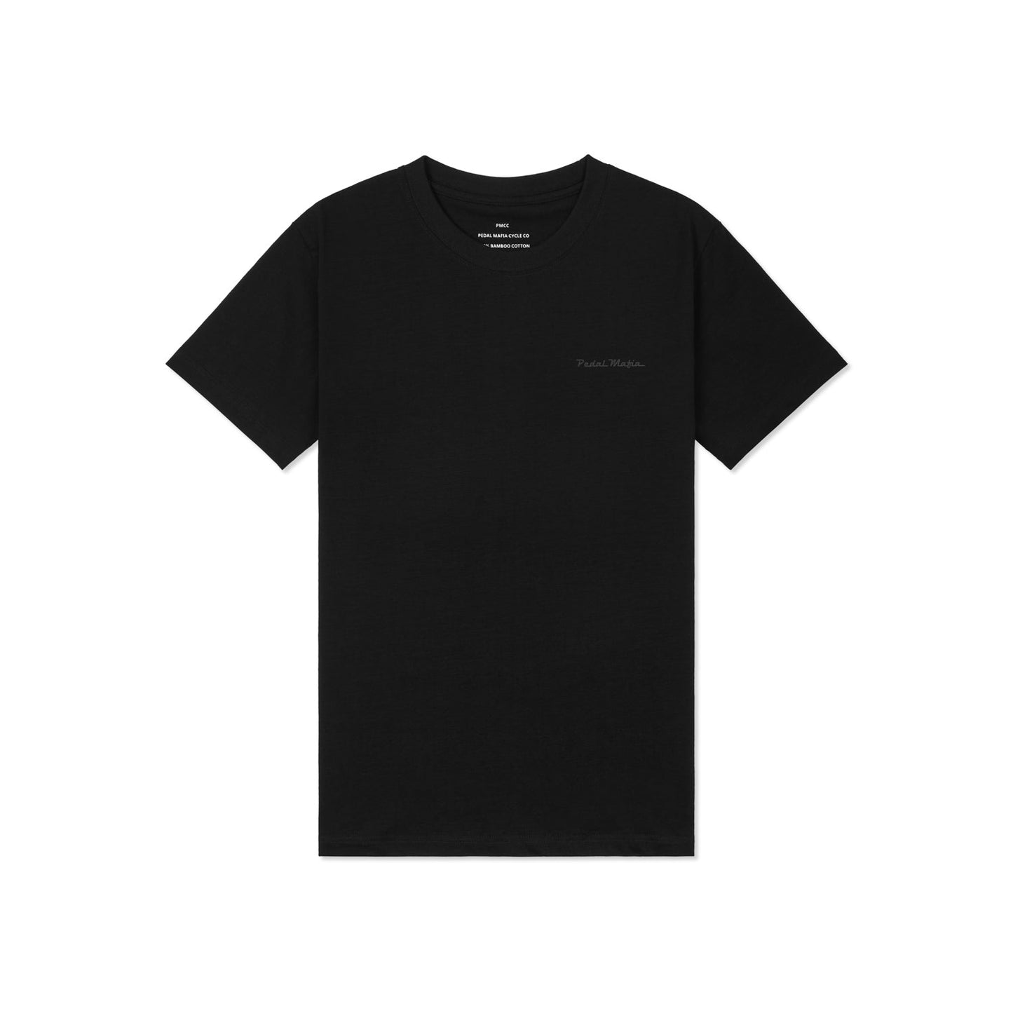 Camiseta De Bambú Reciclado - Negro / Negro