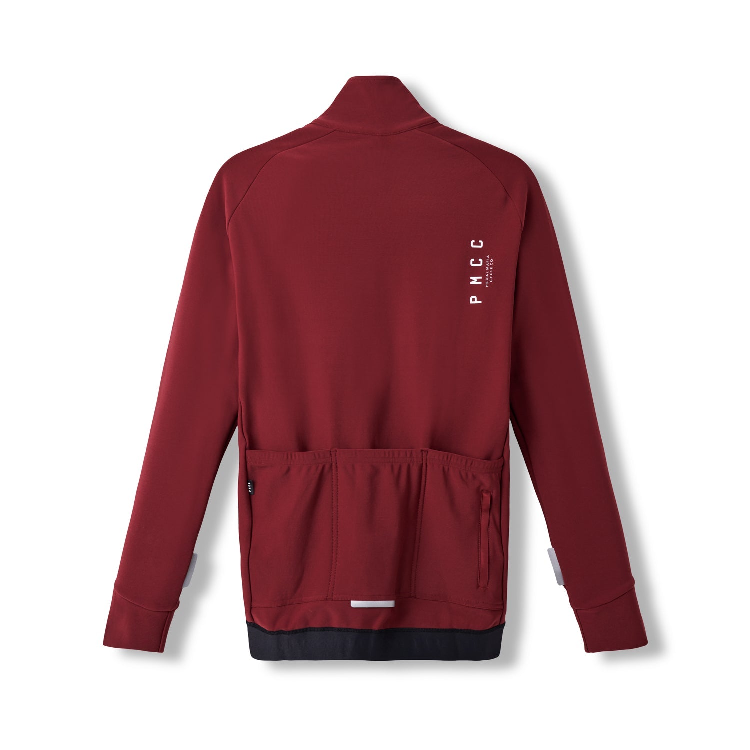 Mens PMCC Thermal Jacket - Burgundy – Pedal Mafia