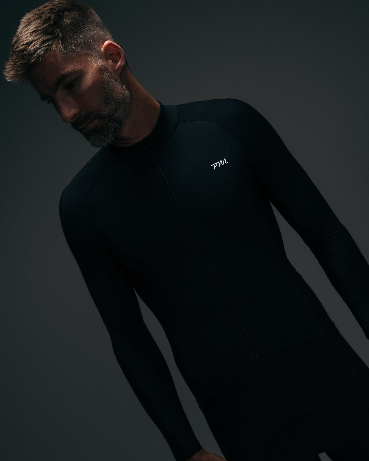 Men's Pro Midweight Thermal Jersey - PM Black