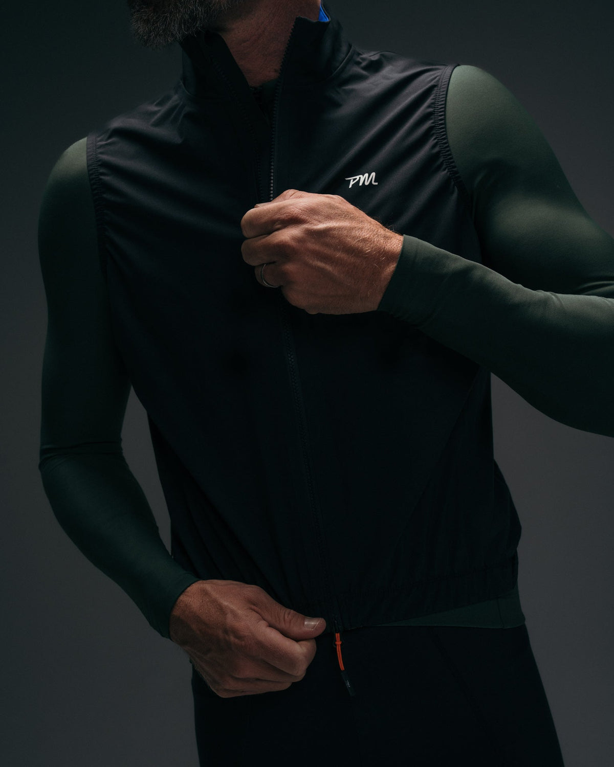 Men's Pro Heavy Rain Vest - Black